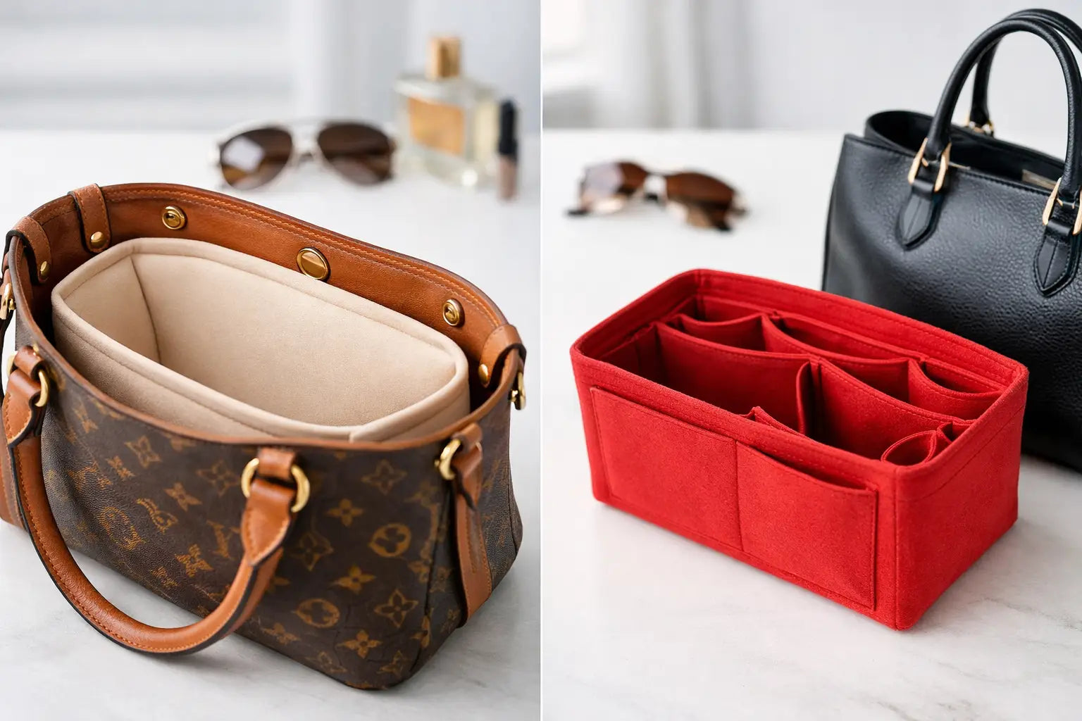 Bag Shaper Versus Organizer Insert: Which Fits?