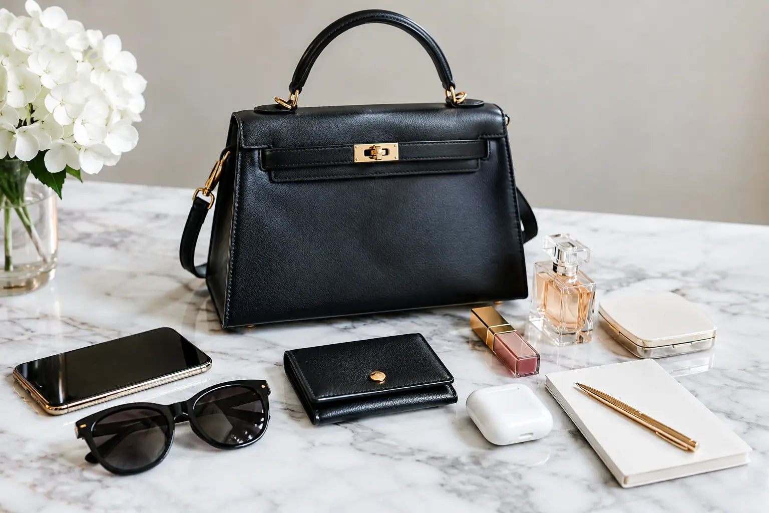 How to Organize Kelly Bag Essentials Beautifully