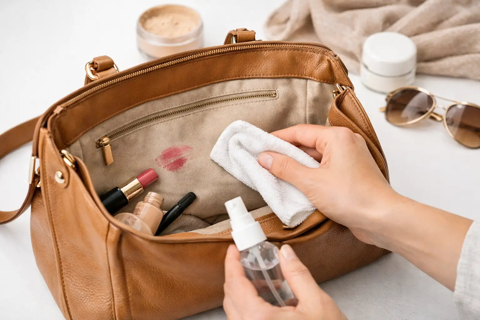 How to Prevent Stains Inside Handbag